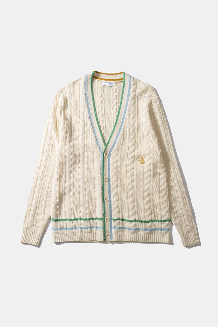 Edmmond studios 10 YEARS CARDIGAN OFF WHITE