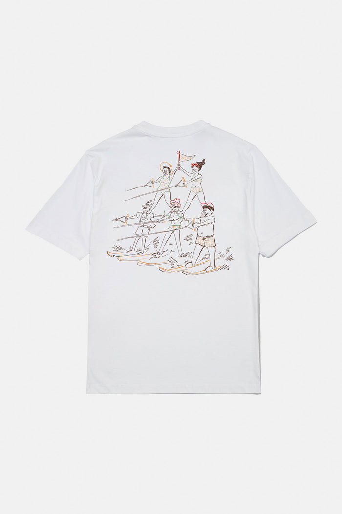 Edmmond Studios ACROBATICS WATER SKIING WHITE