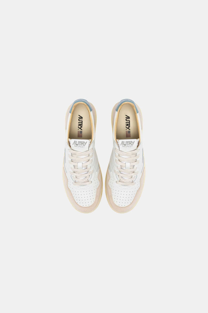 Edmmond Studios AUTRY MEDALIST LOW WHT/SLVBLUE