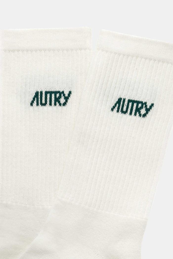 Edmmond Studios AUTRY SOCKS STARS CREAM/GRN