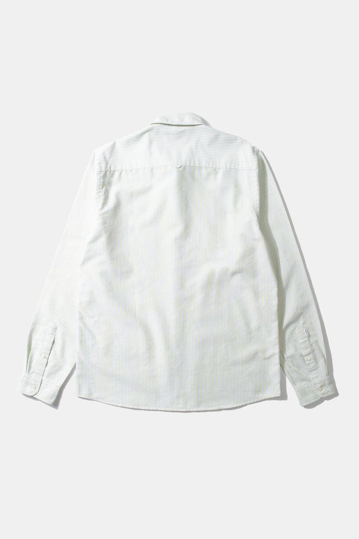 Edmmond Studios BD STRIPED SHIRT DUCK GREEN