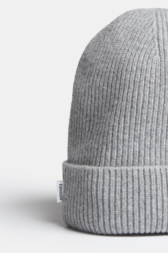 Edmmond Studios BEANIE LIGHT GREY MELANGE