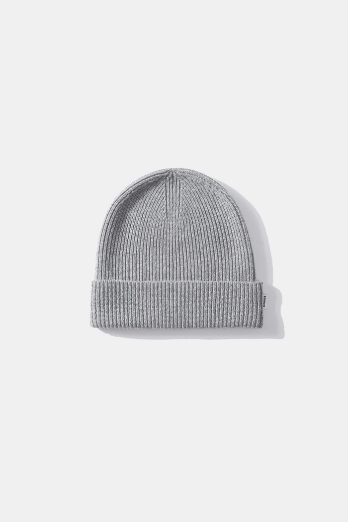 Edmmond studios BEANIE LIGHT GREY MELANGE