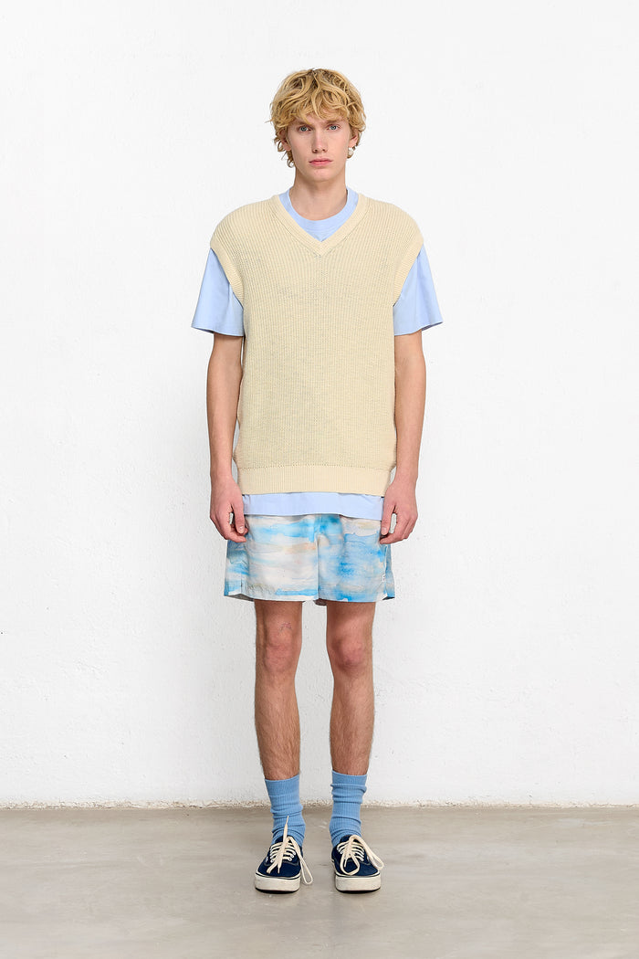 Edmmond Studios CAPTAIN VEST BEIGE