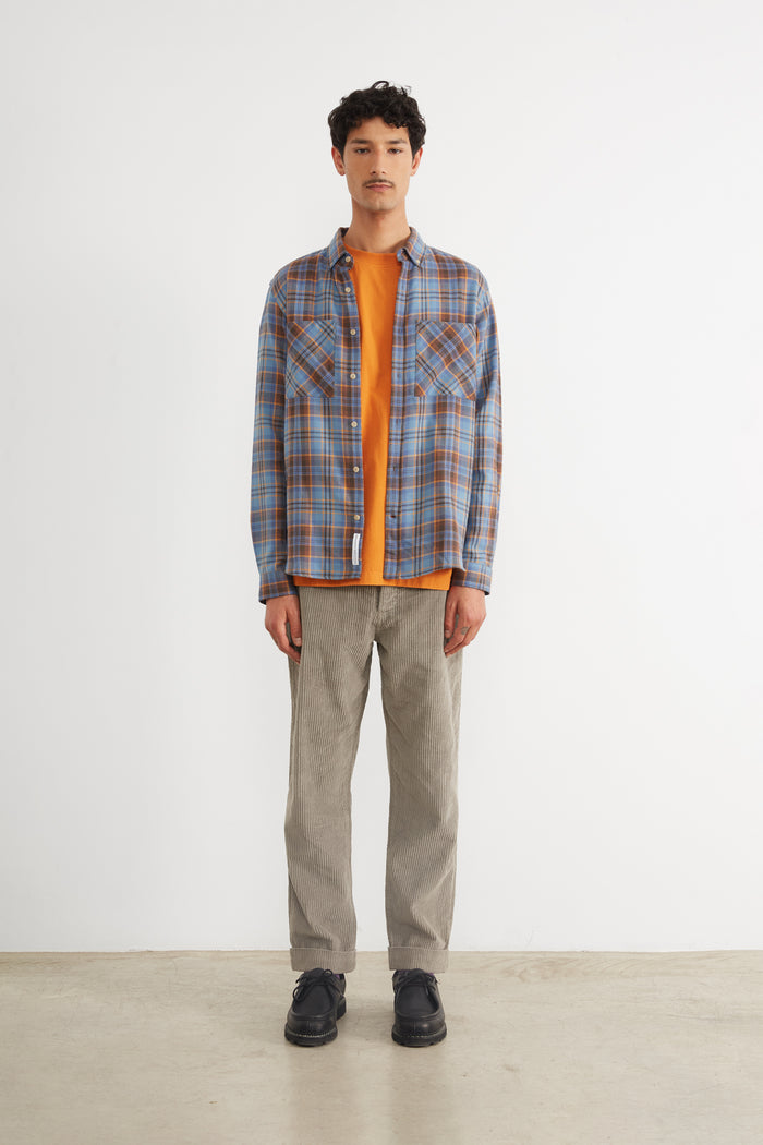 Edmmond Studios CROSSING RUST SHIRT STEEL