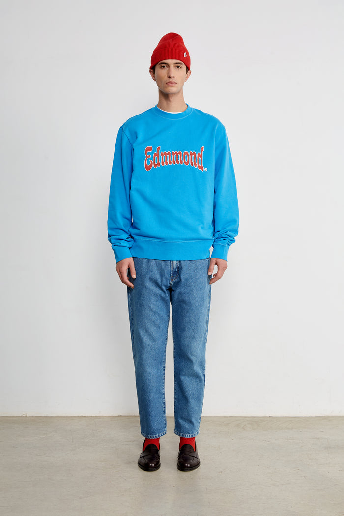 Edmmond Studios CURLY SWEATER BLUE