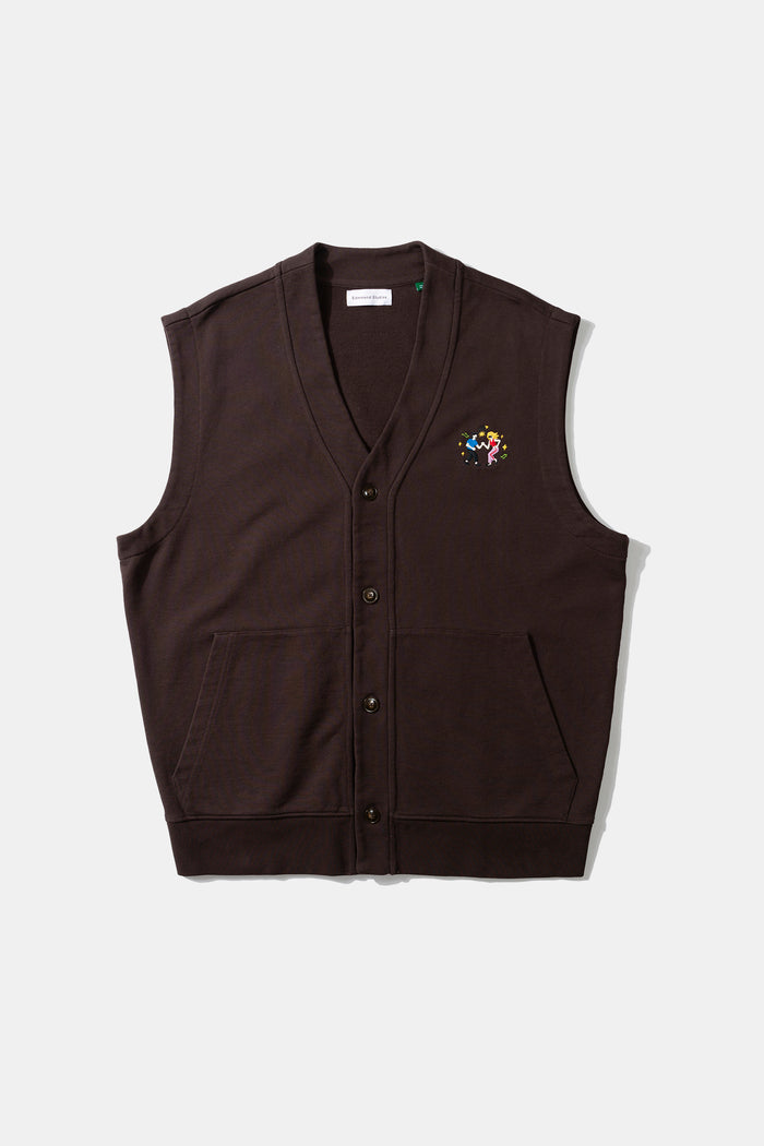 Edmmond studios DANCING VEST CHOCOLATE