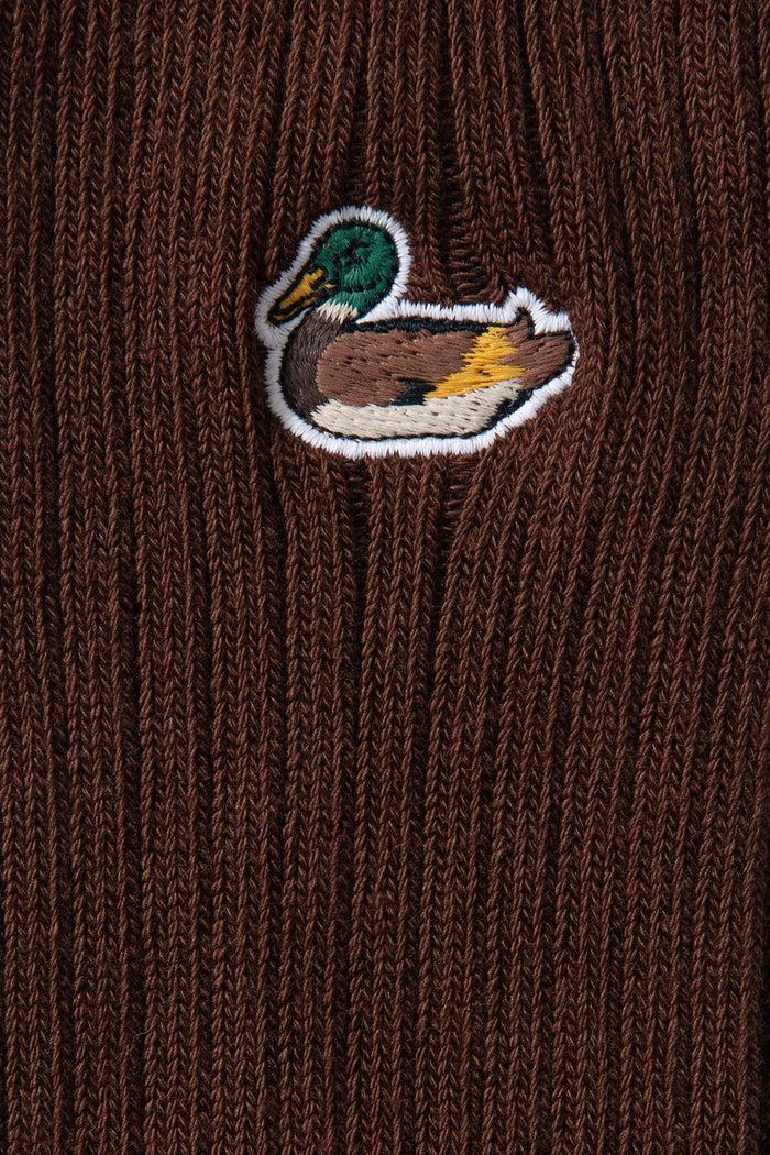 Edmmond Studios DUCK SOCKS CHOCOLATE
