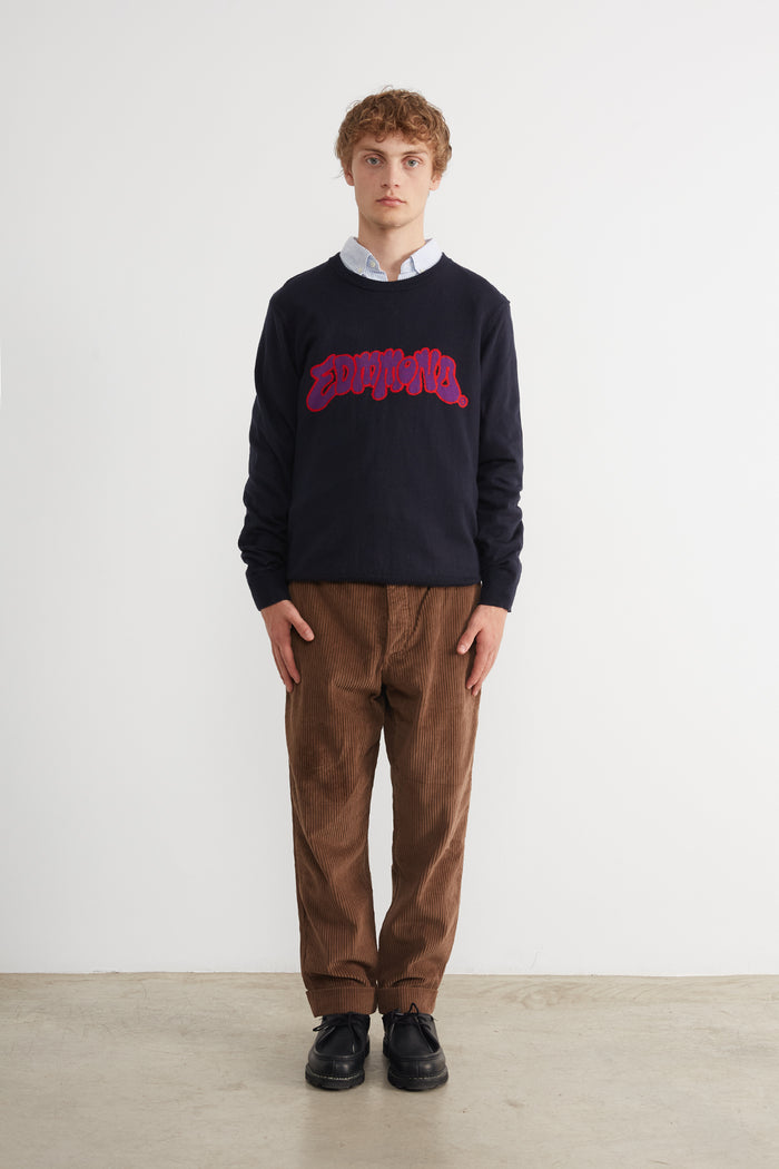 Edmmond Studios EDMMOND BUBBLE SWEATER NAVY