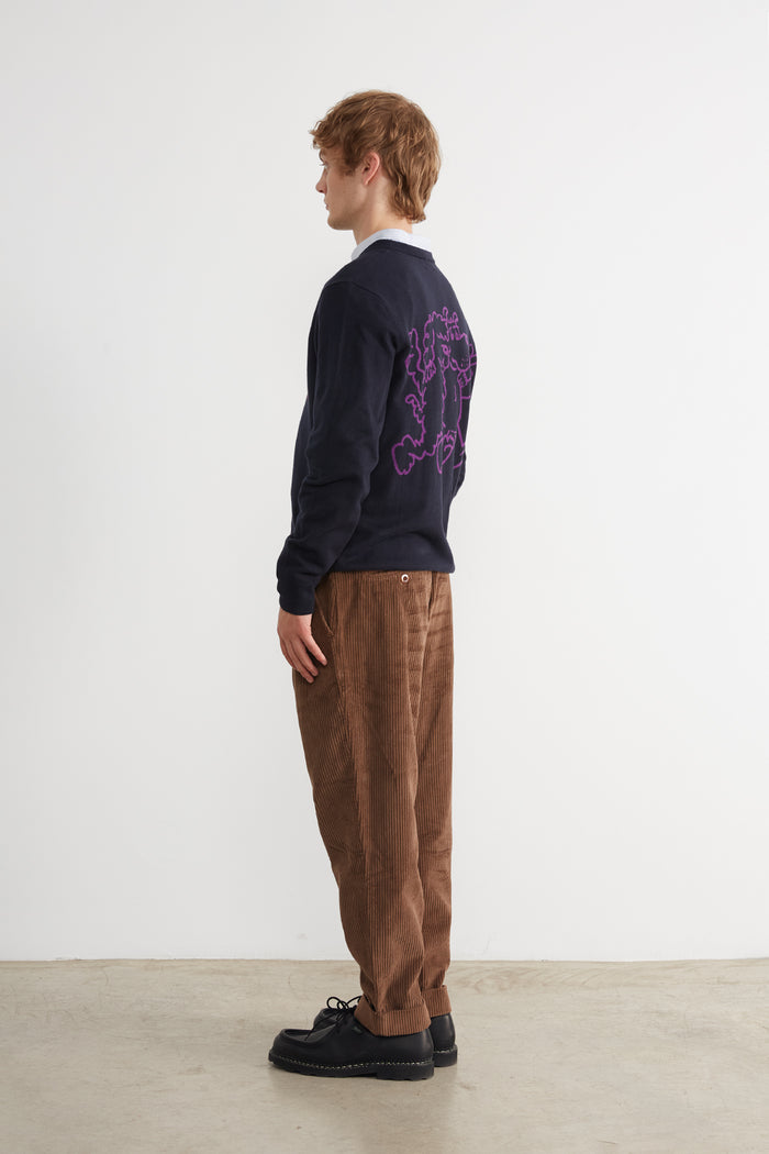 Edmmond Studios EDMMOND BUBBLE SWEATER NAVY