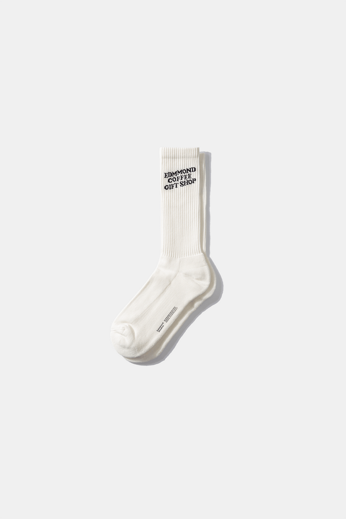 Edmmond studios EDMMOND COFFEE SOCKS OFF WHITE