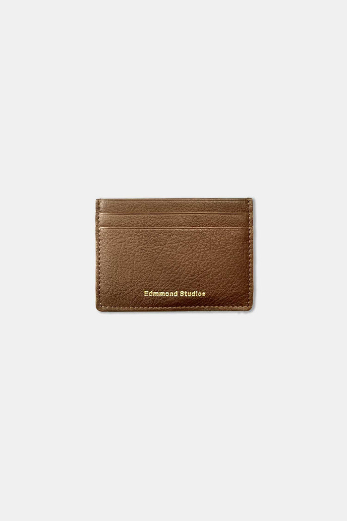 Edmmond studios FOLD CARD HOLDER BROWN