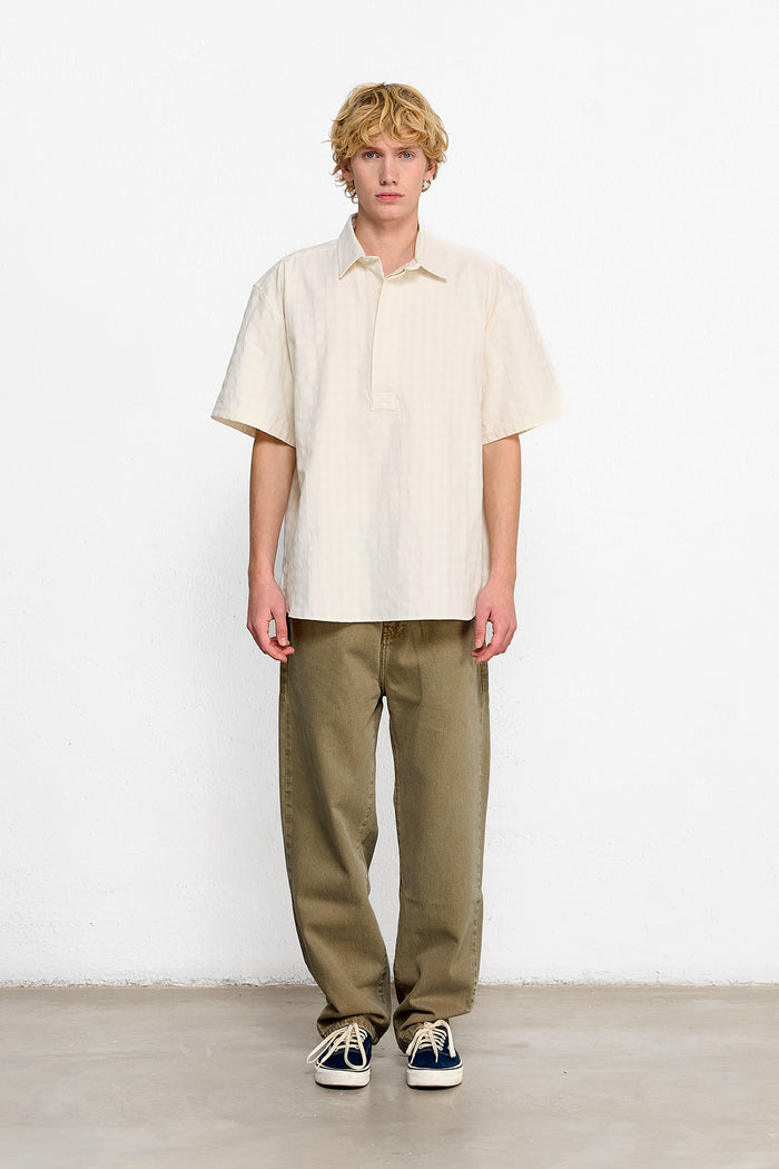 Edmmond Studios GIORGOS SHORT SLEEVE OFF WHITE