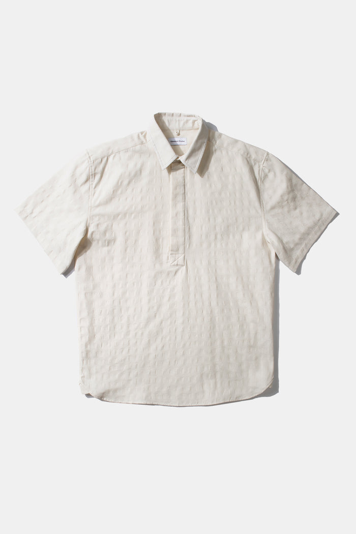 Edmmond studios GIORGOS SHORT SLEEVE OFF WHITE