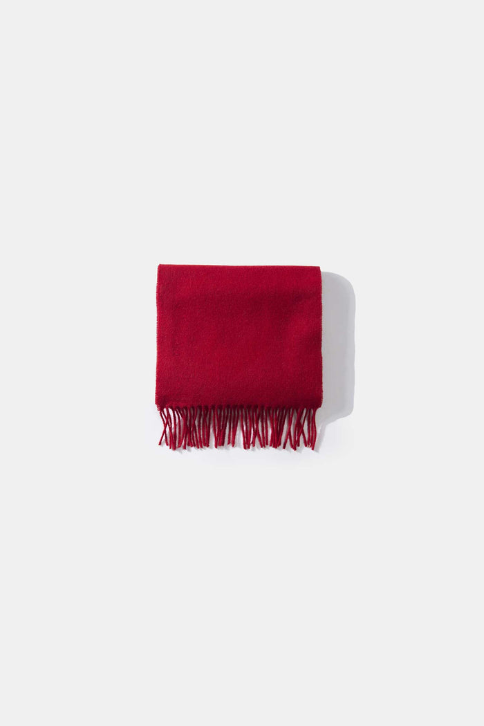 Edmmond studios LAMBSWOOL SCARF RED