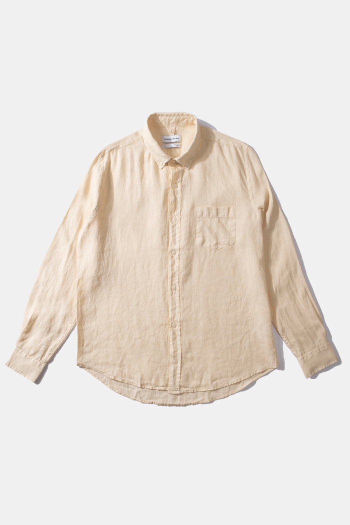 Edmmond studios LINEN SHIRT BEIGE