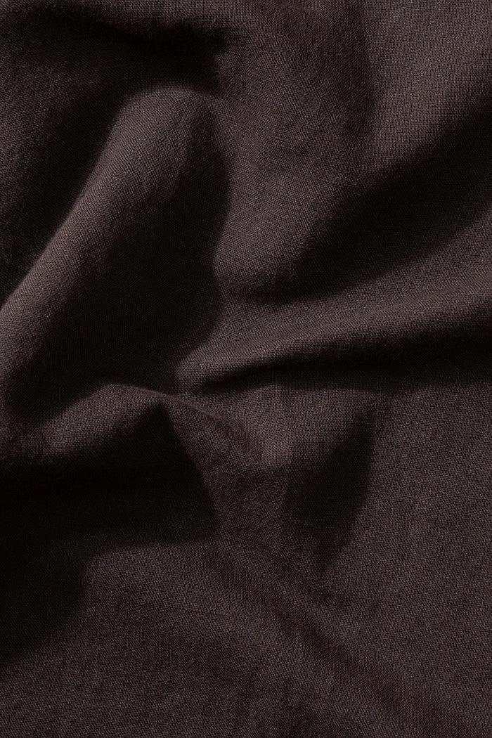Edmmond Studios LINEN SHIRT CHOCOLATE
