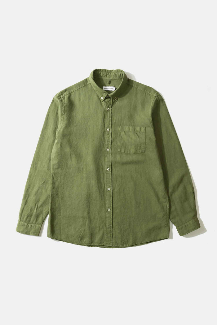 Edmmond studios LINEN SHIRT KHAKI