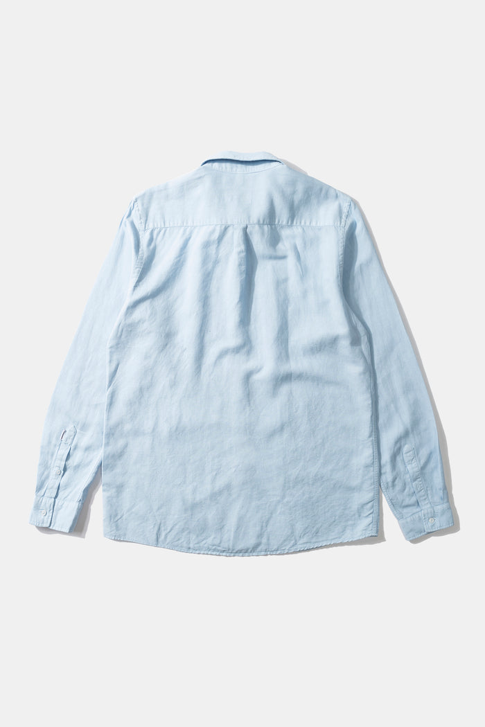 Edmmond Studios LINEN SHIRT LIGHT BLUE