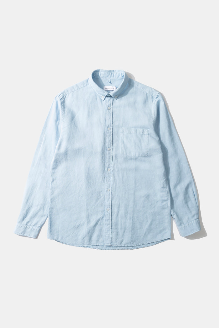 Edmmond studios LINEN SHIRT LIGHT BLUE