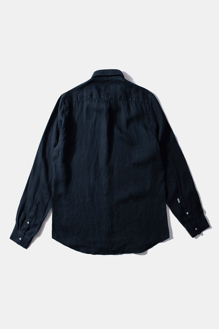 Edmmond Studios LINEN SHIRT NAVY