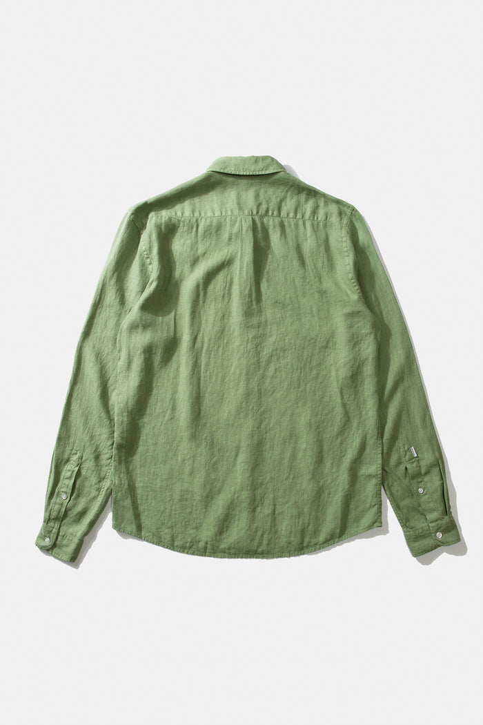 Edmmond Studios LINEN SHIRT OLIVE