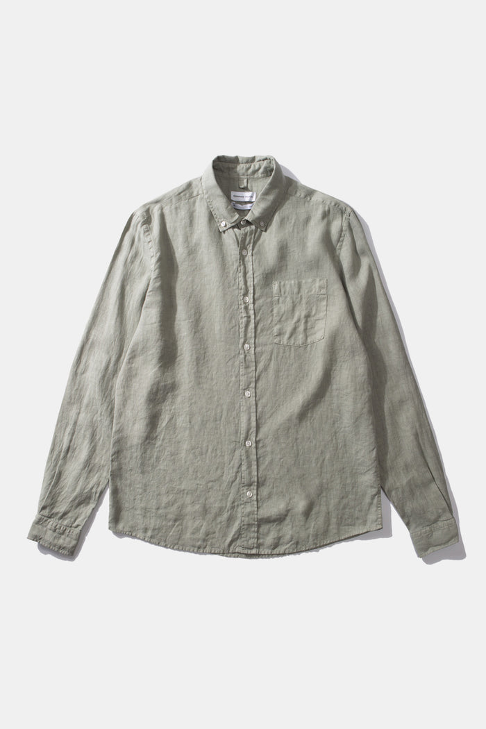 Edmmond studios LINEN SHIRT TAUPE