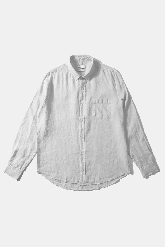 Edmmond studios LINEN SHIRT WHITE