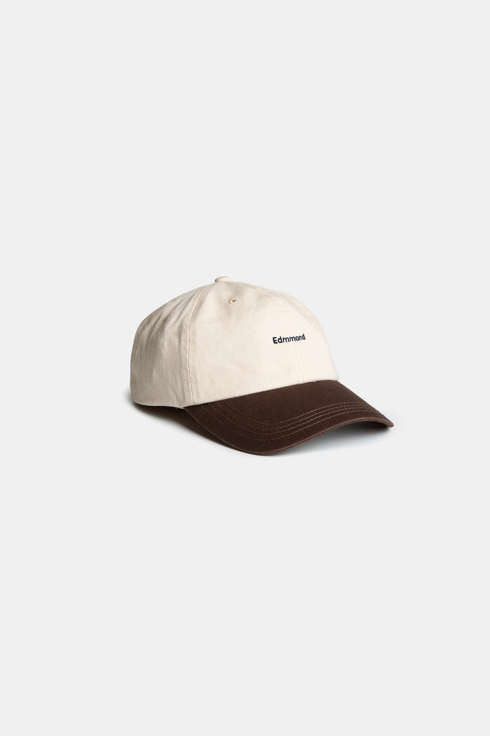 Edmmond studios LOGO BICOLOR CAP OFF WHITE