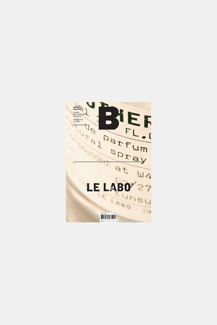 Edmmond studios MAGAZINE B LE LABO
