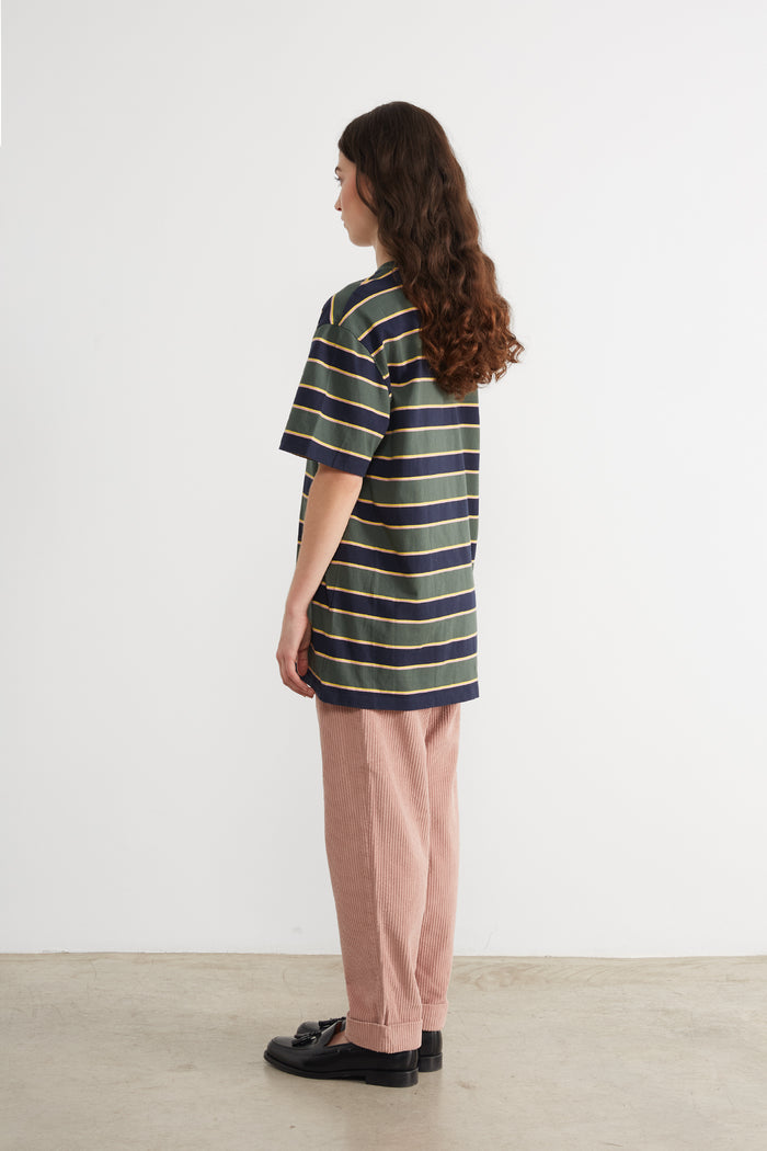 Edmmond Studios MINI LOGO STRIPES DK GREEN