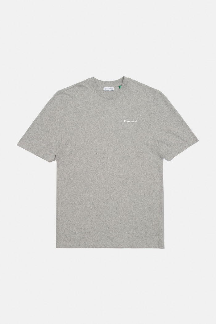 Edmmond studios MINI LOGO TEE GREY MELANGE