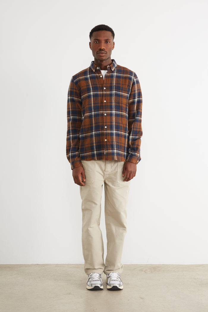 Edmmond Studios OUTDOOR NIGHT SHIRT NAVY