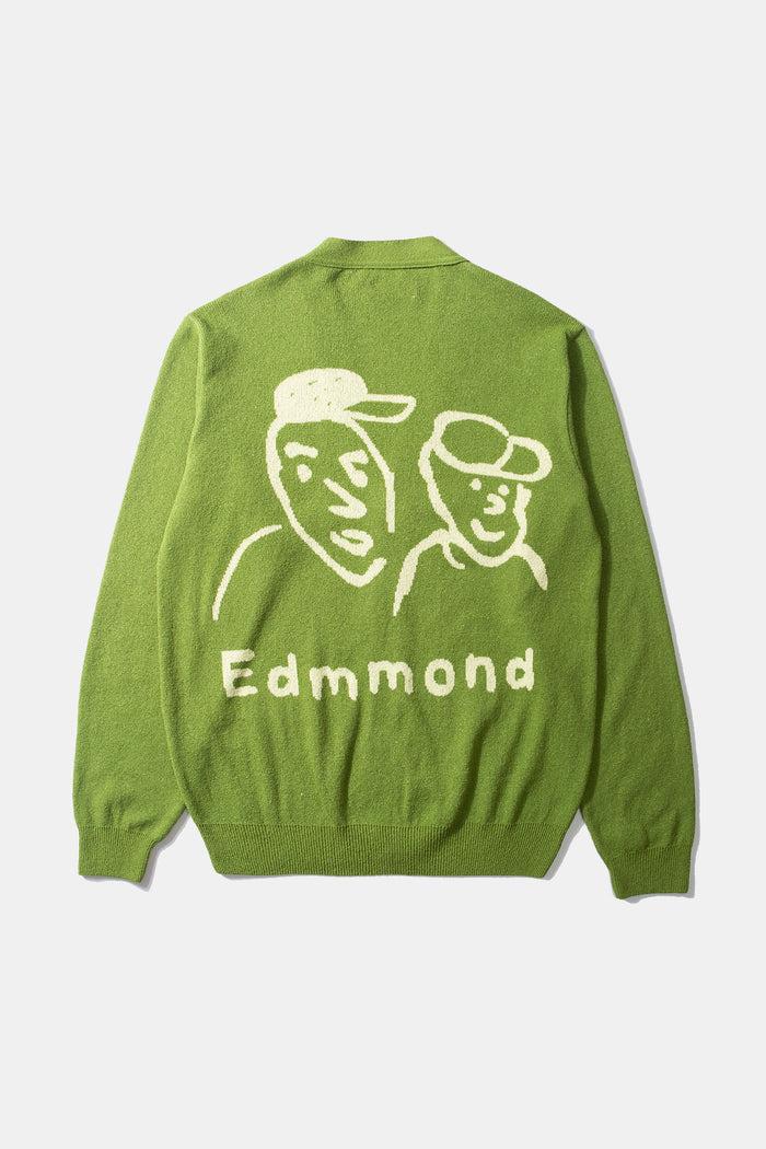 Edmmond Studios PEOPLE CARDIGAN GREEN
