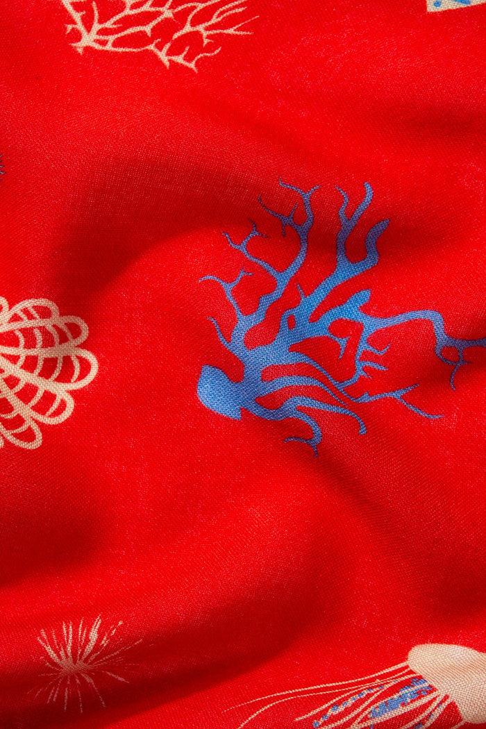 Edmmond Studios SALTWATER SCARVE RED