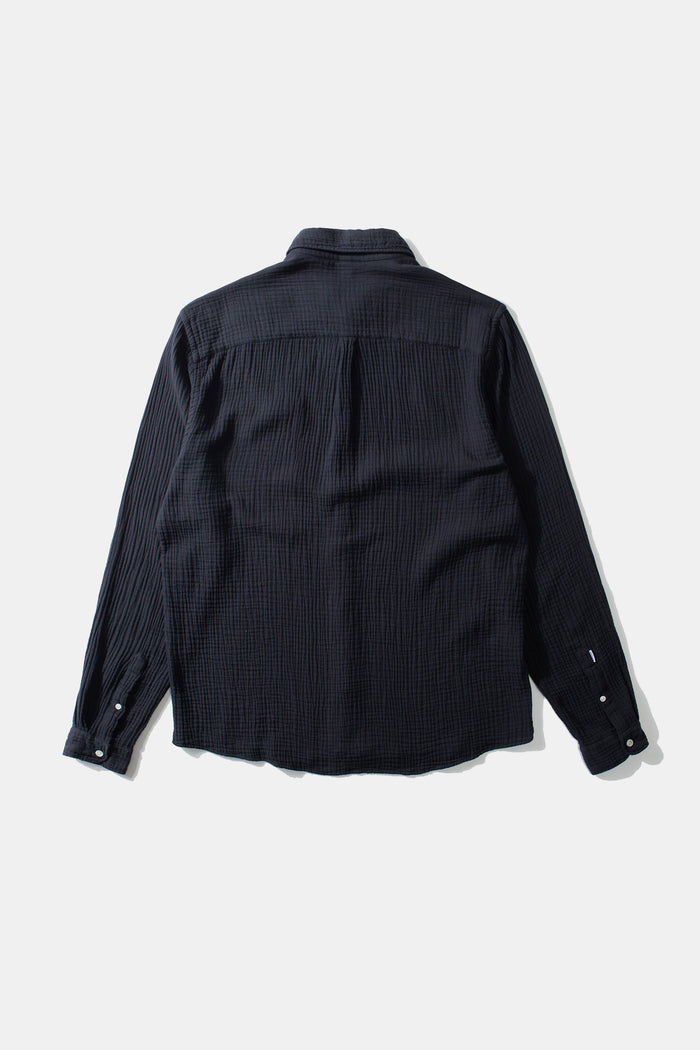 Edmmond Studios SNAP SHIRT NAVY