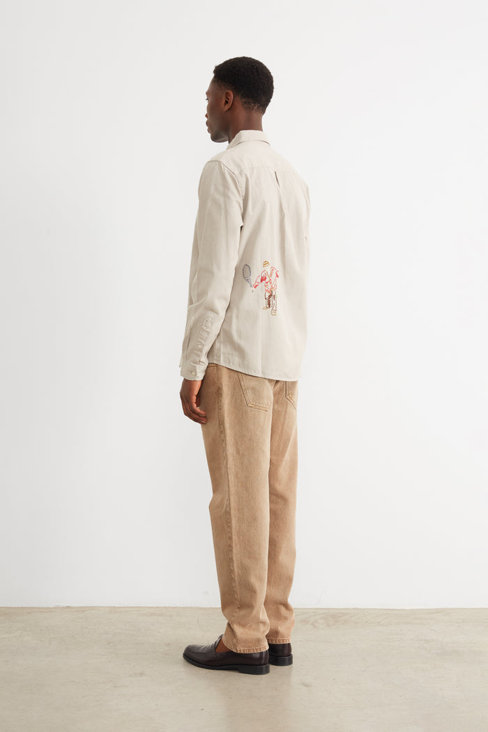 Edmmond Studios SPORTING GOODS SHIRT TAUPE