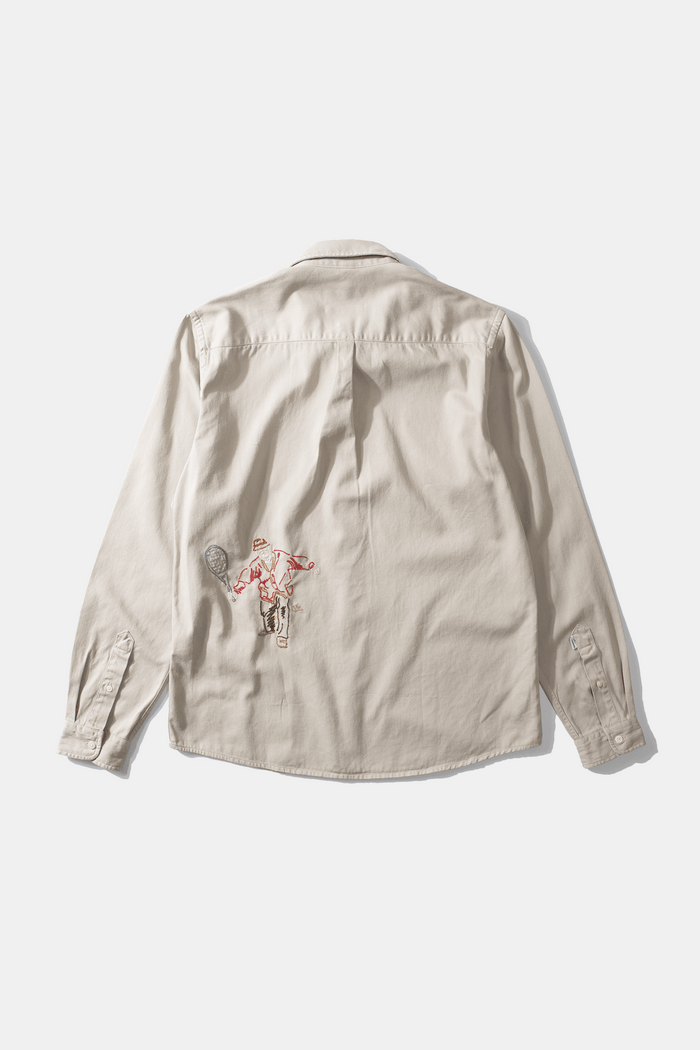 Edmmond Studios SPORTING GOODS SHIRT TAUPE