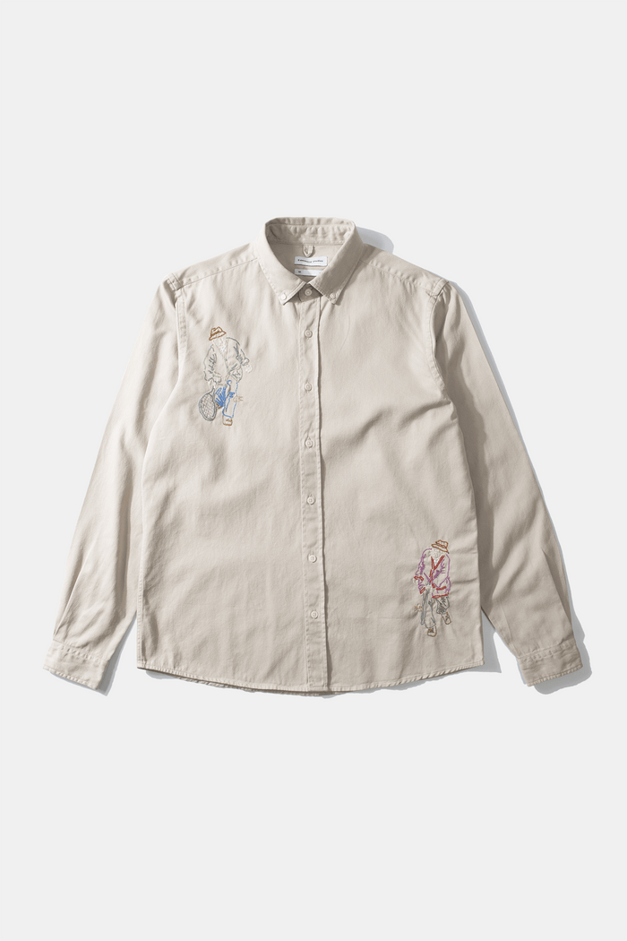 Edmmond studios SPORTING GOODS SHIRT TAUPE