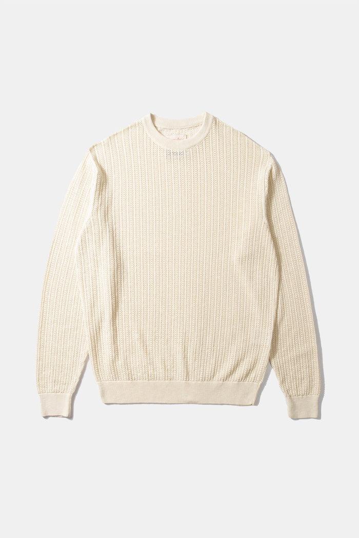 Edmmond studios SUMMER SAILOR SWEATER BEIGE