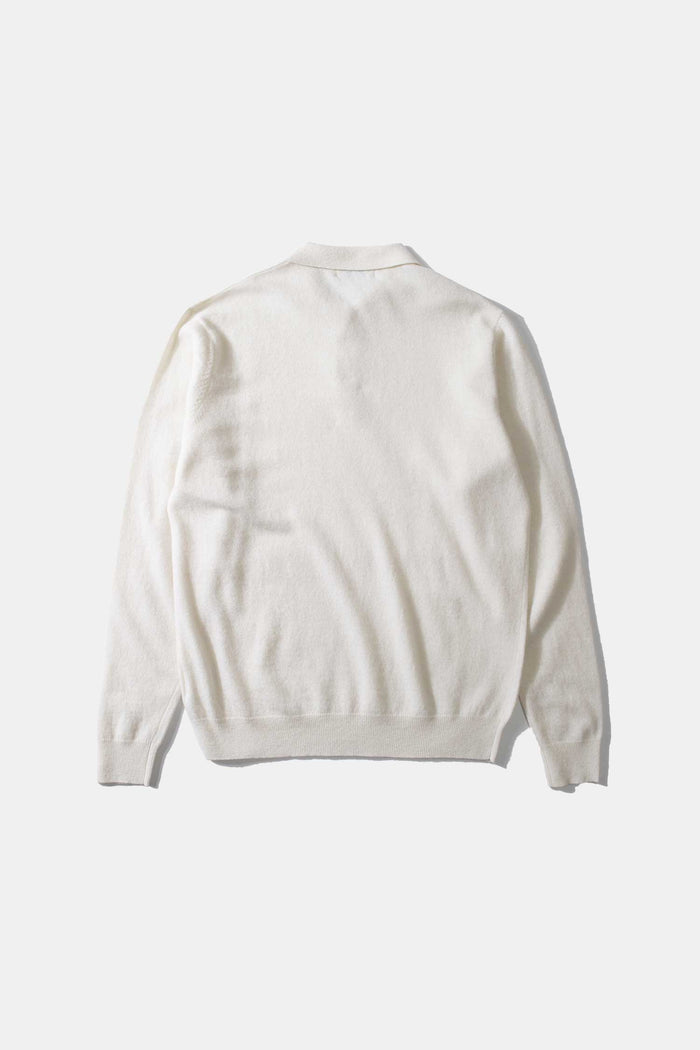 Edmmond Studios WOOL POLO OFF WHITE