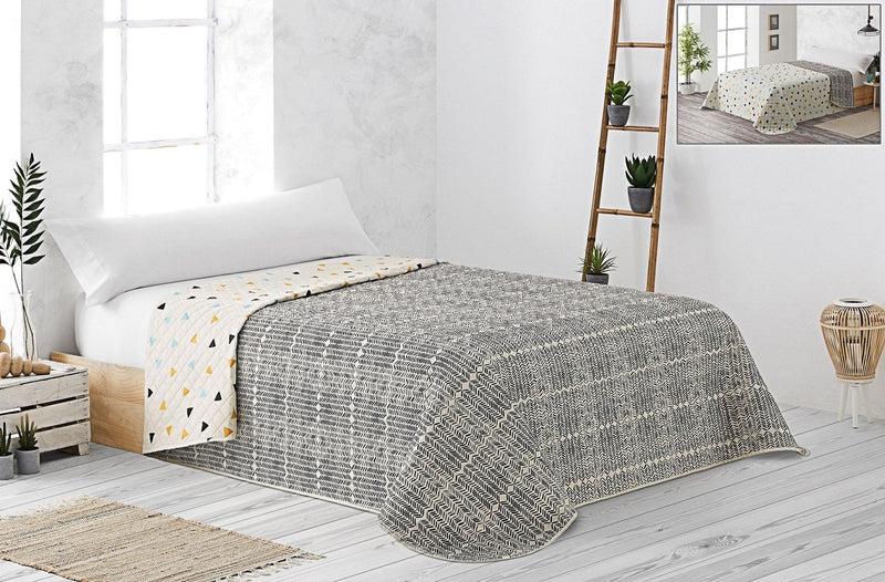 Eiffel textile Colcha Bouti Estampada Acolchada Triangulos