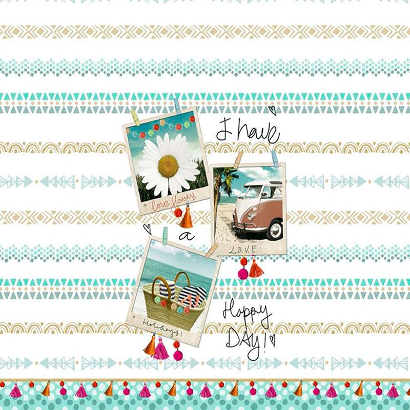 Eiffel Textile Colcha Bouti Estampada. Modelo Hippie