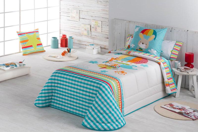 Eiffel Textile Colcha Bouti Infantil Estampada. Modelo Globus