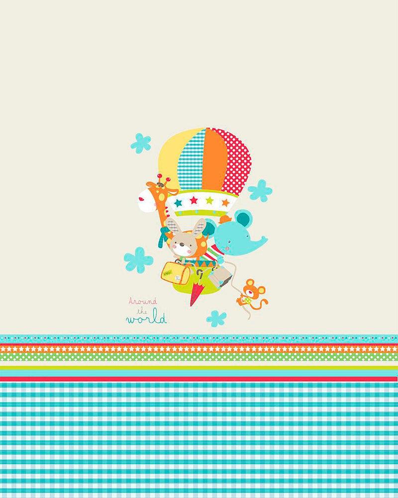 Eiffel Textile Colcha Bouti Infantil Estampada. Modelo Globus