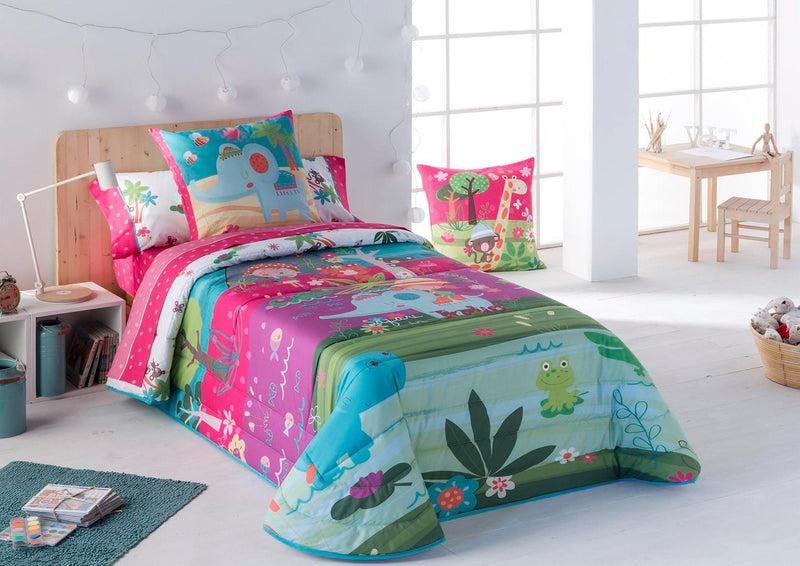 Eiffel Textile Colcha Bouti Infantil Estampada. Modelo Thai