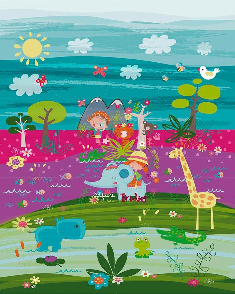 Eiffel Textile Colcha Bouti Infantil Estampada. Modelo Thai