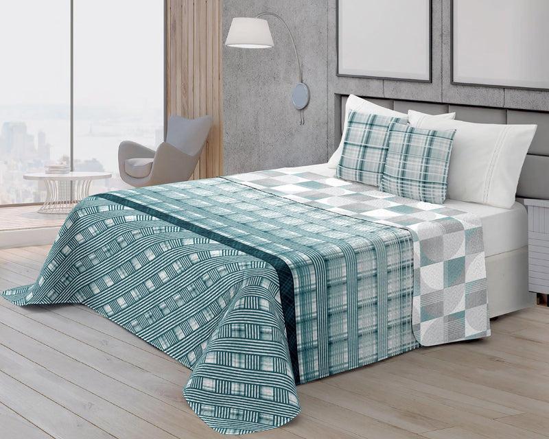 Eiffel Textile Colcha Bouti Verano Acolchada Estampada Reversible Modelo Cine