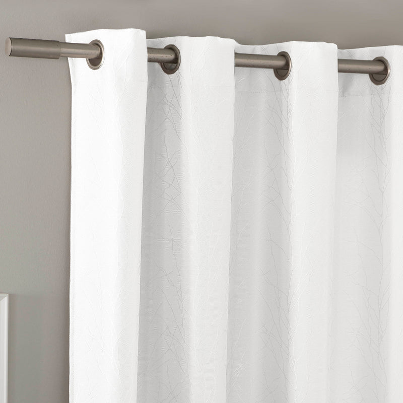 Eiffel textile Cortina Confeccionada Inar Lisa con Textura Ojales de Metal