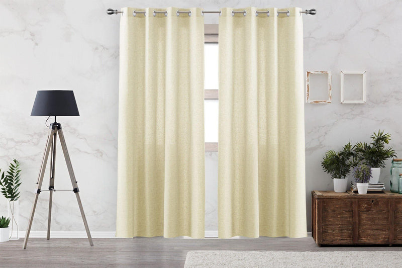 Eiffel Textile Cortina Jaspeada Lisa Translucida 150x260 Cm Ollaos Ojales